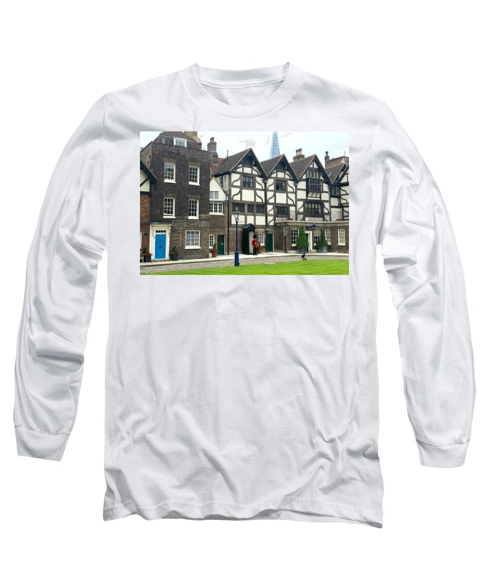 Tower Of London Long Sleeve T-Shirt featuring the photograph In London by Nancy Ann Healy