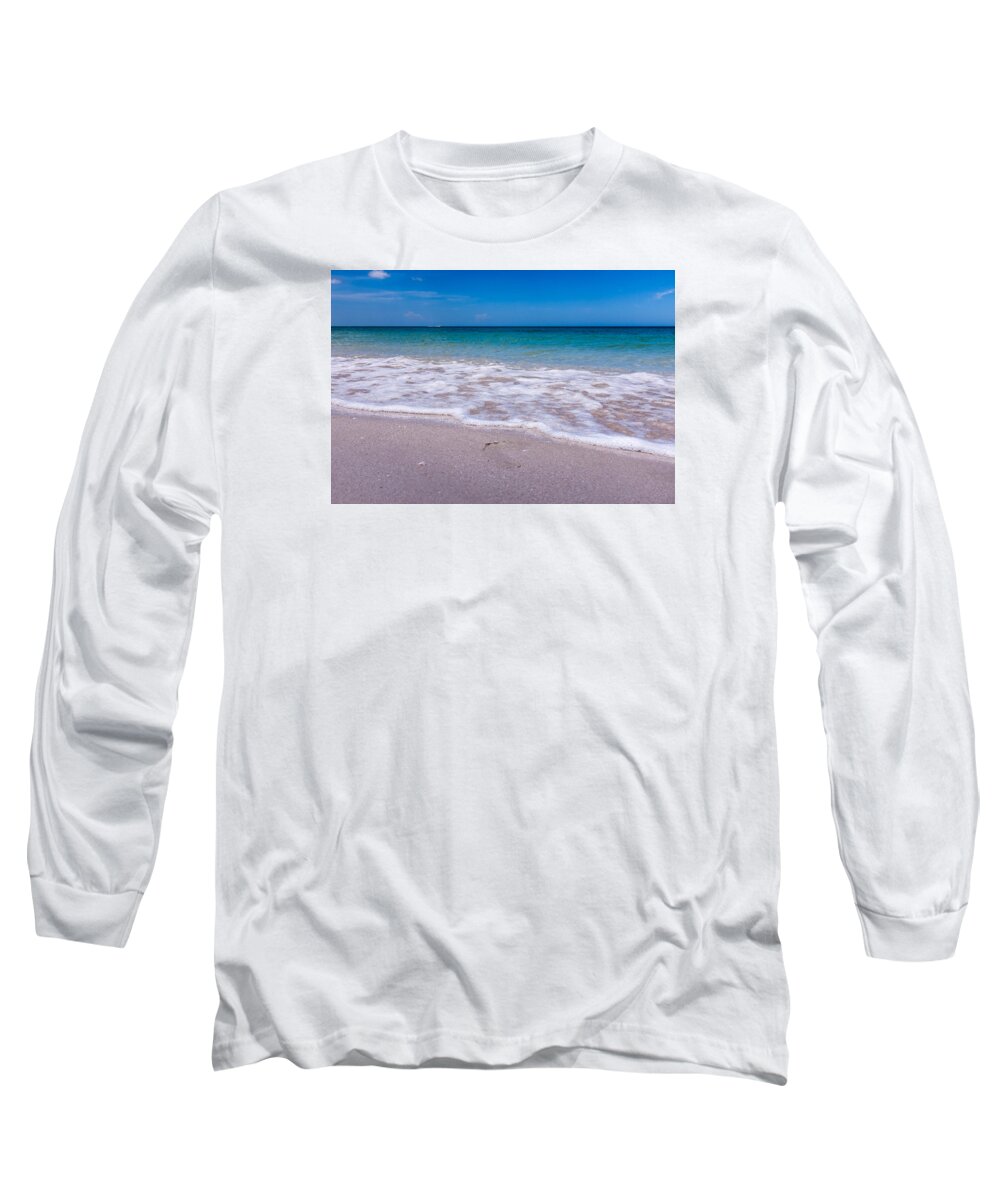 Shore Long Sleeve T-Shirt featuring the photograph Inviting by Robert McKay Jones