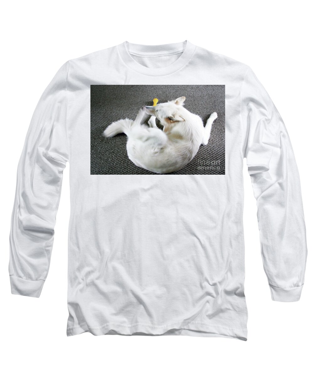  Long Sleeve T-Shirt featuring the photograph Janie is a Painey by Margaret Hood