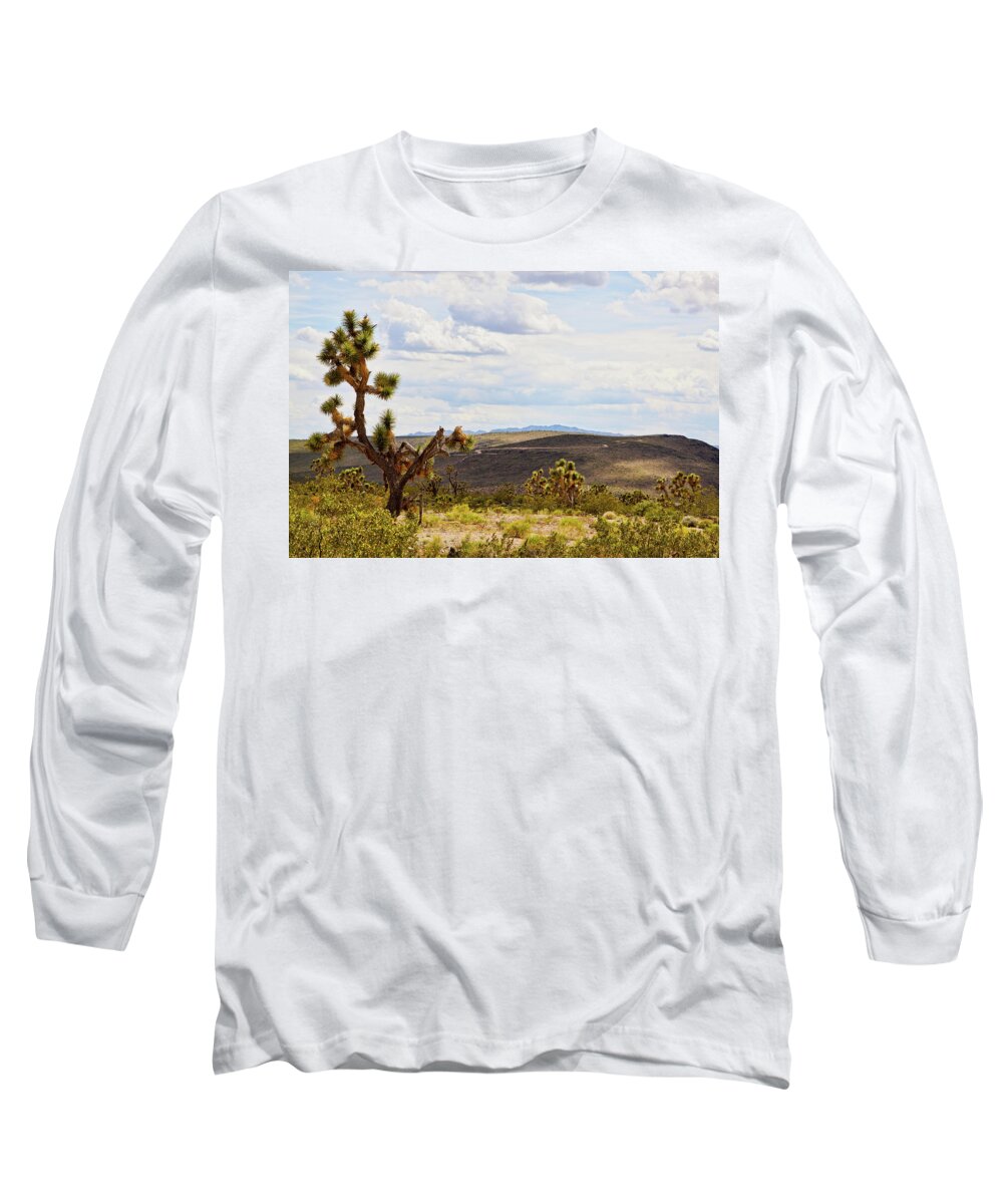 Joshua Trees Long Sleeve T-Shirt featuring the photograph Joshua trees in Arizona by Tatiana Travelways