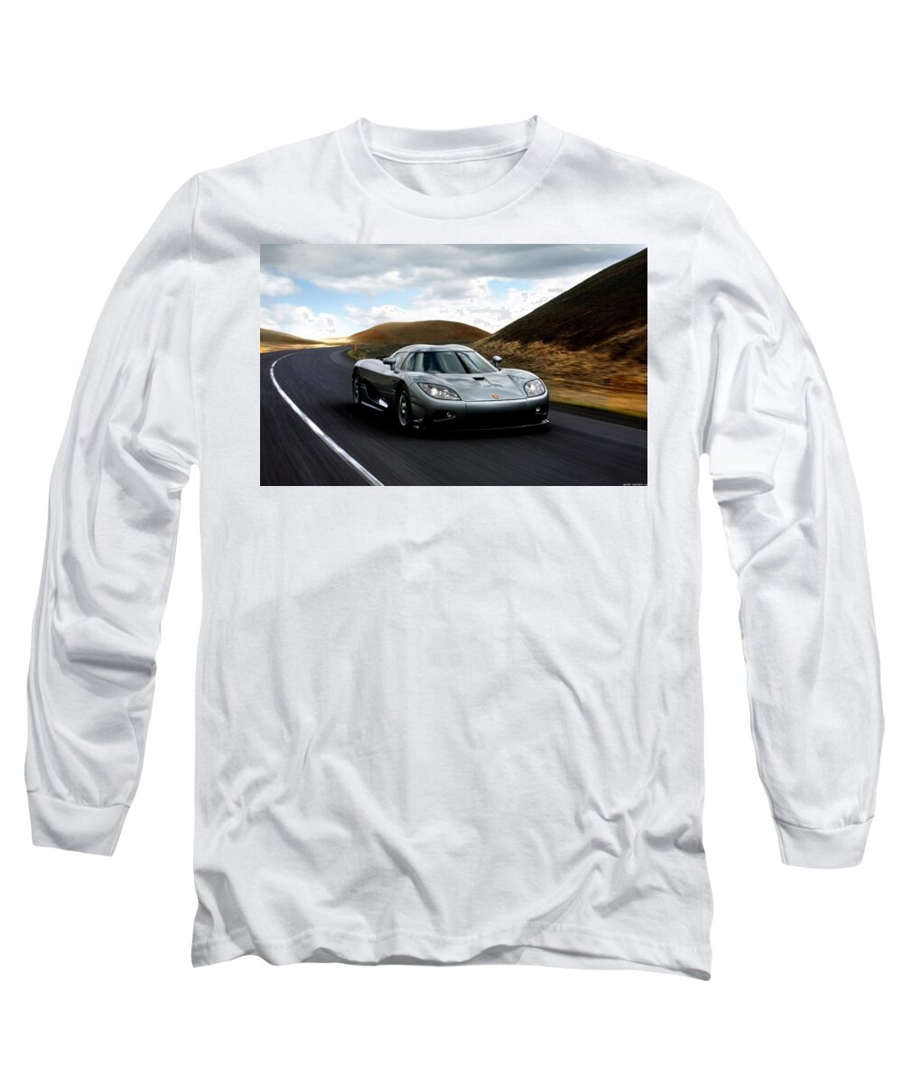 Koenigsegg Ccx Long Sleeve T-Shirt featuring the photograph Koenigsegg CCX by Jackie Russo