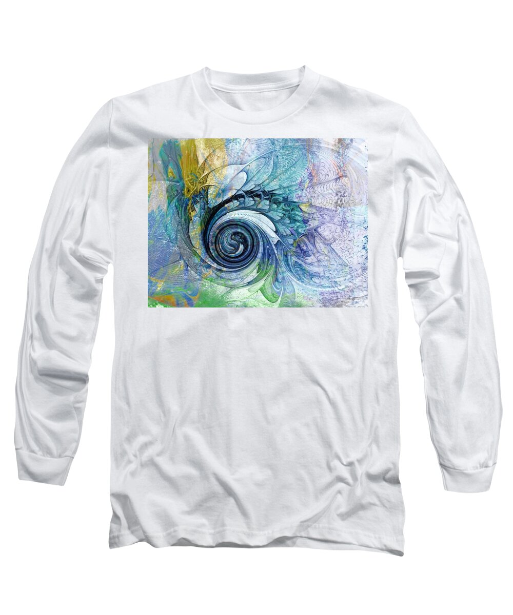 Digital Art Long Sleeve T-Shirt featuring the digital art Leaving It All Behind by Amanda Moore
