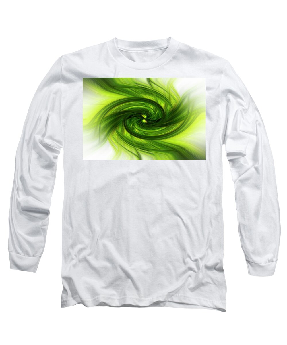 Abstract Long Sleeve T-Shirt featuring the photograph Light Abstract 8 by Kenny Thomas