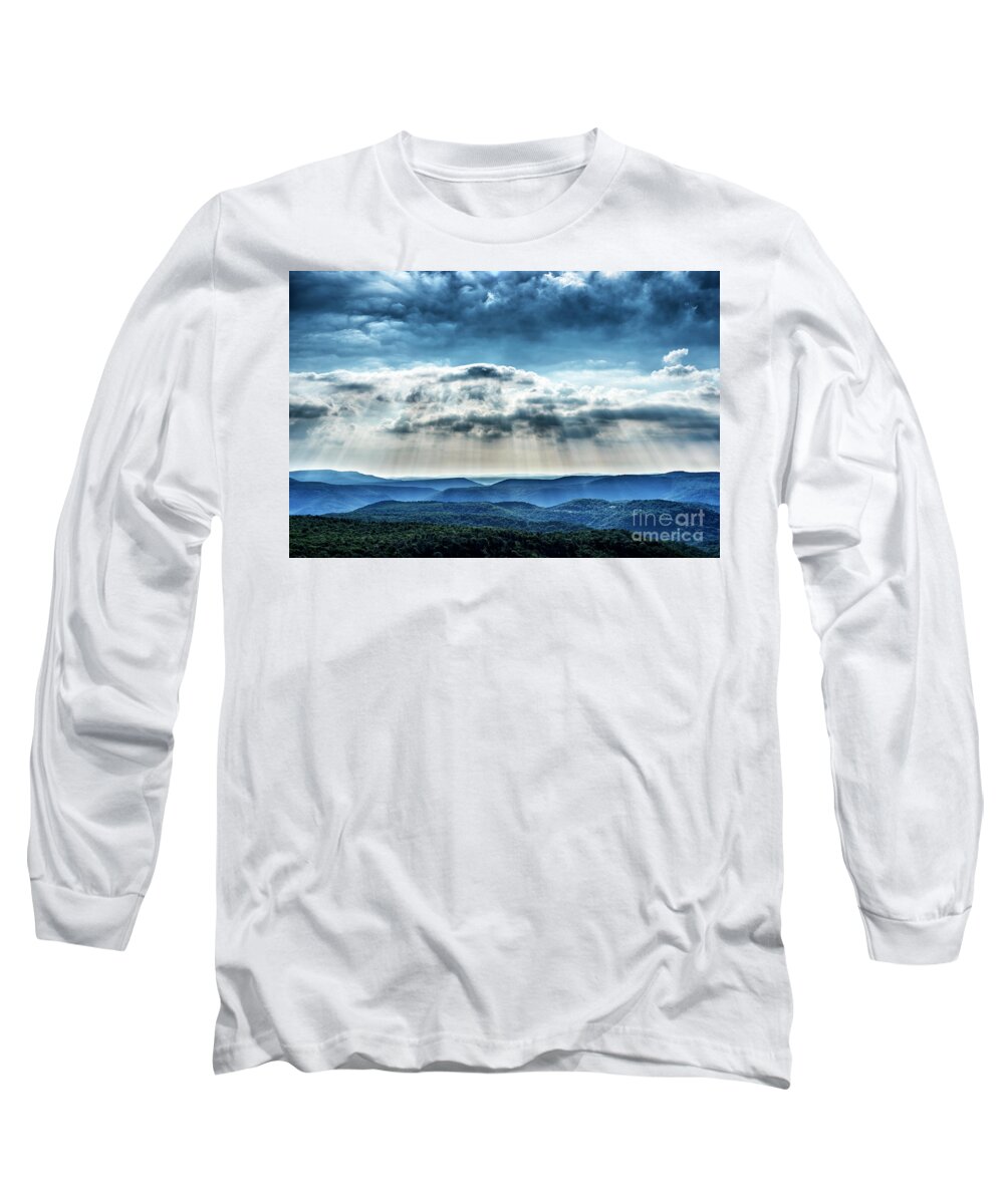 Spring Long Sleeve T-Shirt featuring the photograph Light Rains Down by Thomas R Fletcher