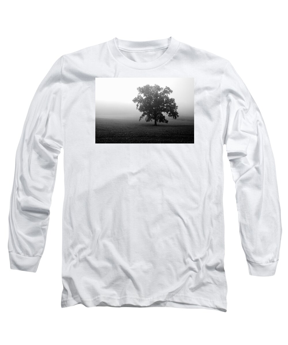 Cades Cove Long Sleeve T-Shirt featuring the photograph Lonely Tree by Deborah Scannell