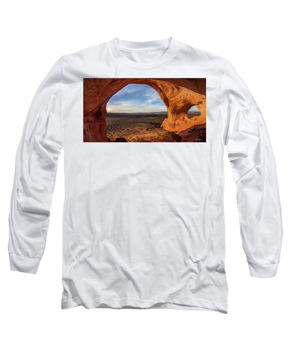 Arch Long Sleeve T-Shirt featuring the photograph Looking Glass Arch by Dan Norris
