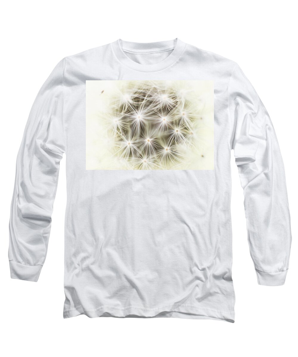 Dandelion Puff Long Sleeve T-Shirt featuring the photograph Make a Wish by Marlo Horne
