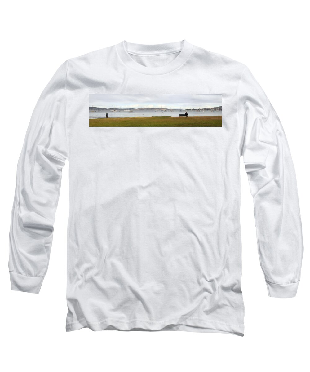 Hobart Long Sleeve T-Shirt featuring the photograph Marysville Esp by Anthony Davey