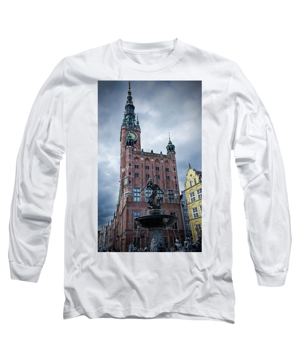 Medieval Long Sleeve T-Shirt featuring the photograph Medieval Gdansk by Robert Grac