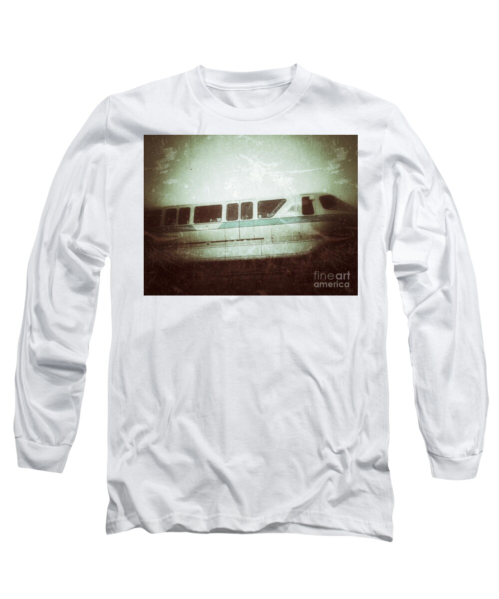 Monorail Long Sleeve T-Shirt featuring the photograph Monorail by Jason Nicholas