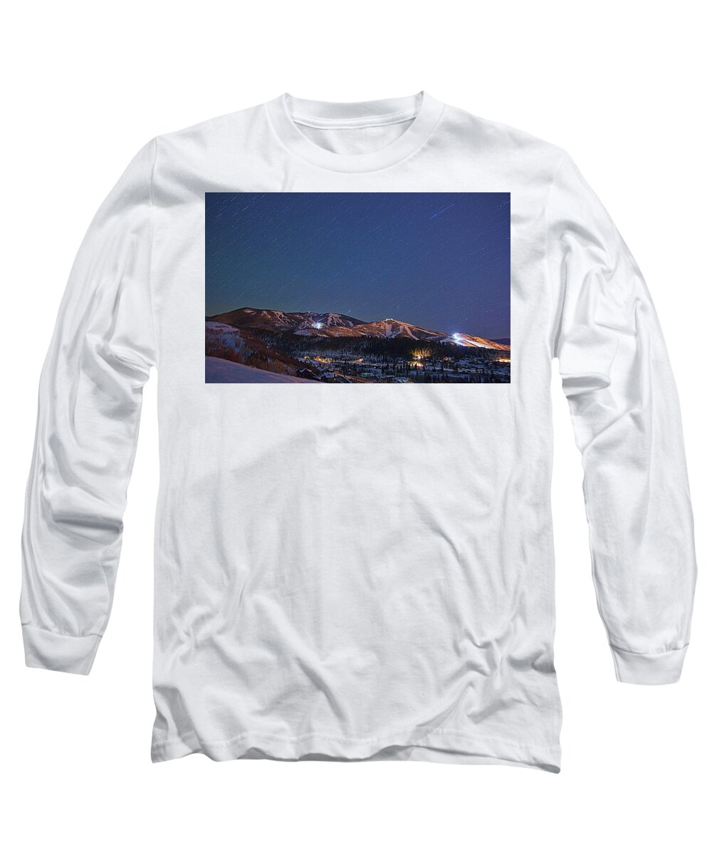 Night Long Sleeve T-Shirt featuring the photograph Movement All Around by Matt Helm