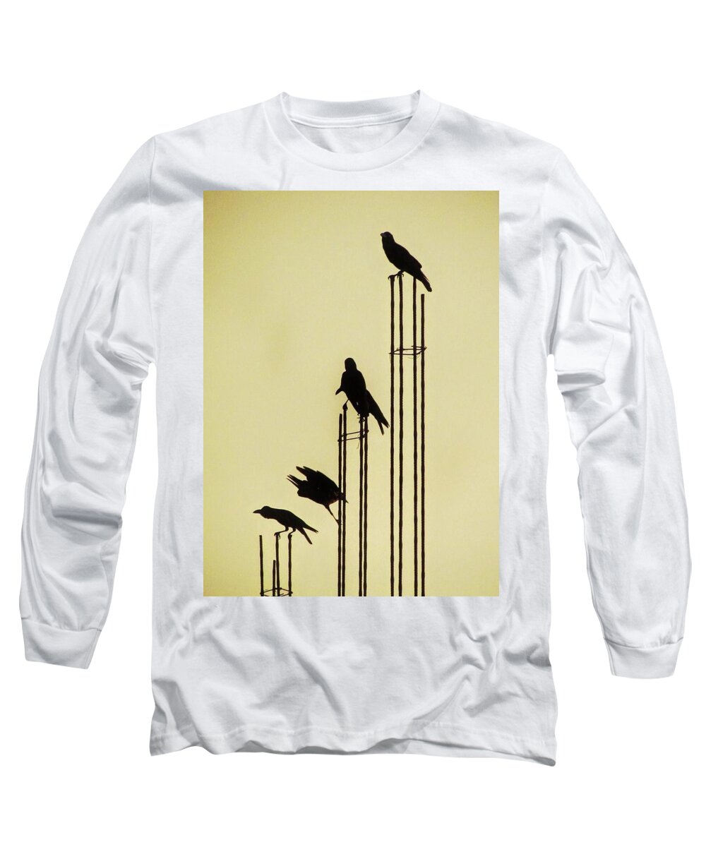  Long Sleeve T-Shirt featuring the photograph Music and Birds-Sri Lanka by Duncan Davies