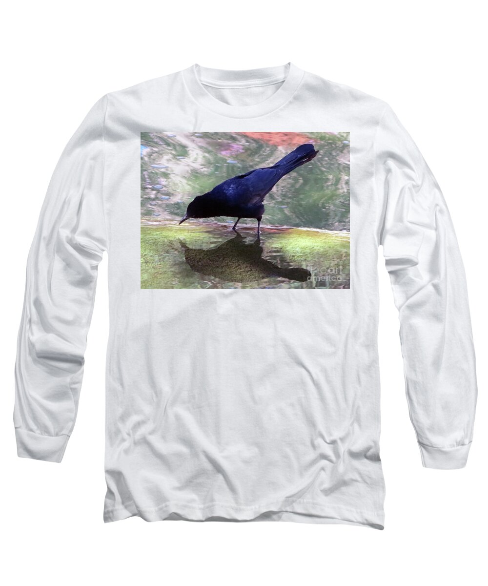 Bird Long Sleeve T-Shirt featuring the photograph Narcissus by Hazel Vaughn
