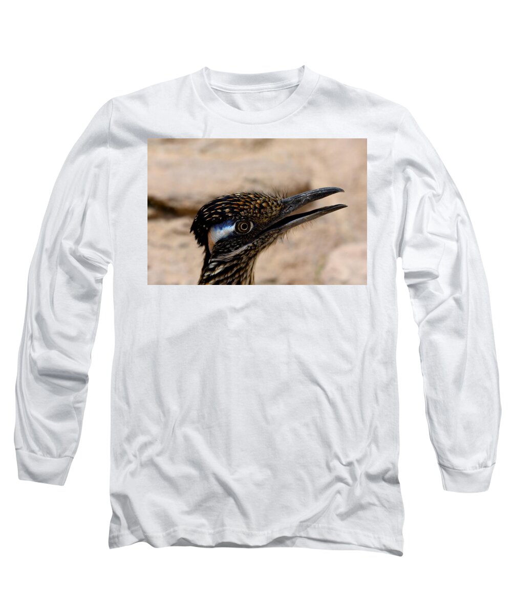 Bird Long Sleeve T-Shirt featuring the photograph On the Prowl by Melisa Elliott