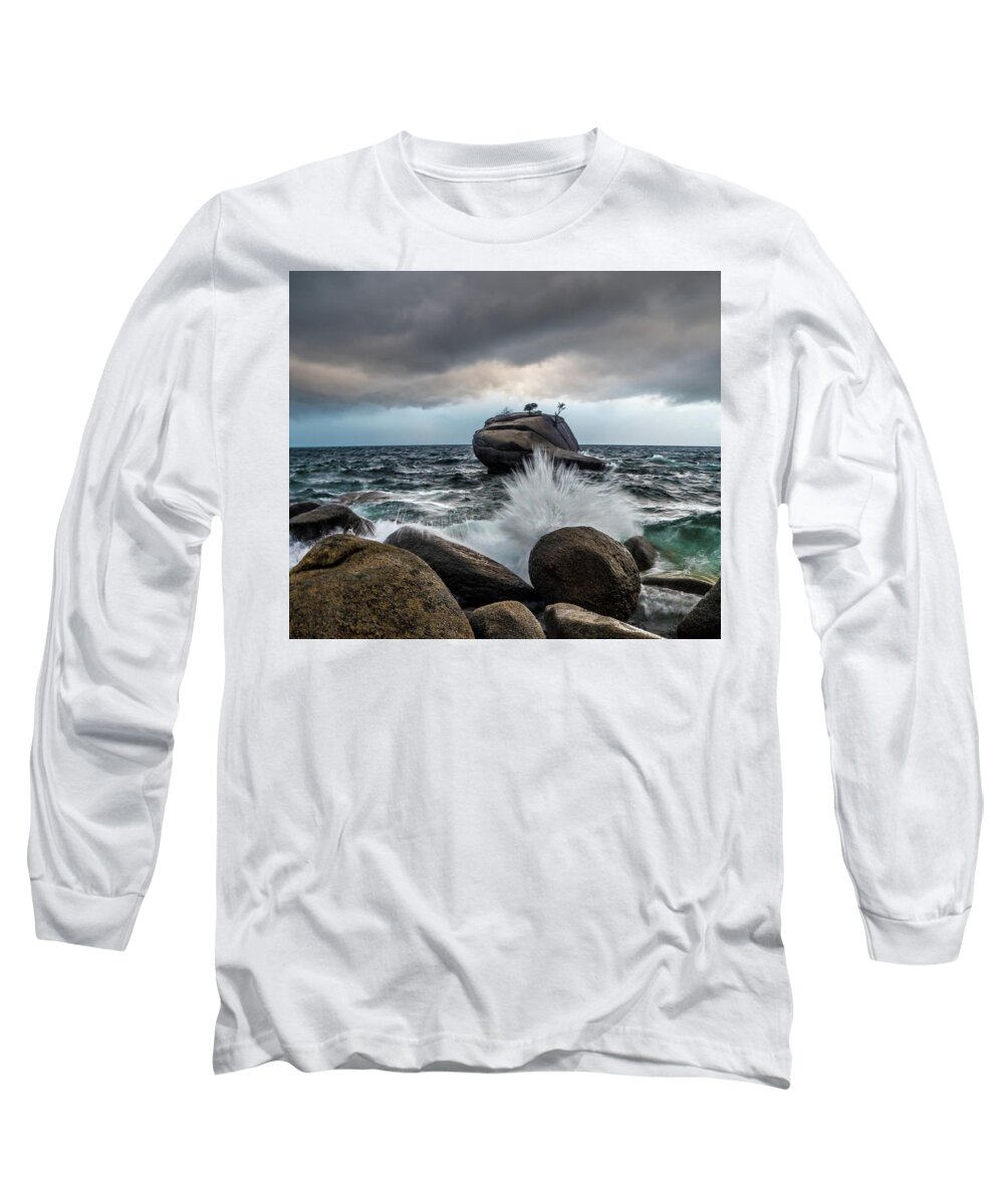 Lake Long Sleeve T-Shirt featuring the photograph Oncoming Storm by Martin Gollery