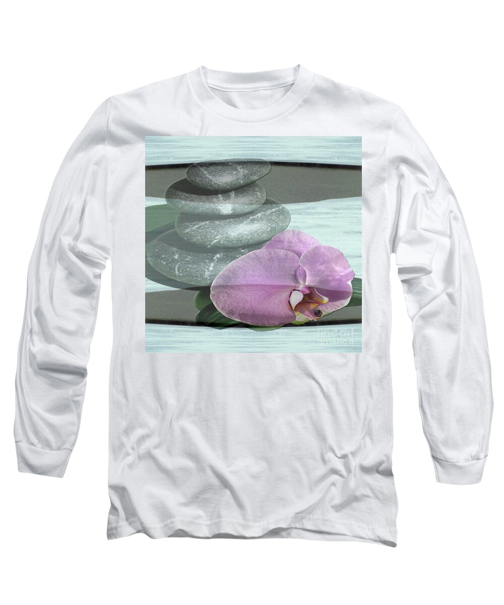 Orchid Long Sleeve T-Shirt featuring the photograph Orchid Tranquility by Rockin Docks Deluxephotos