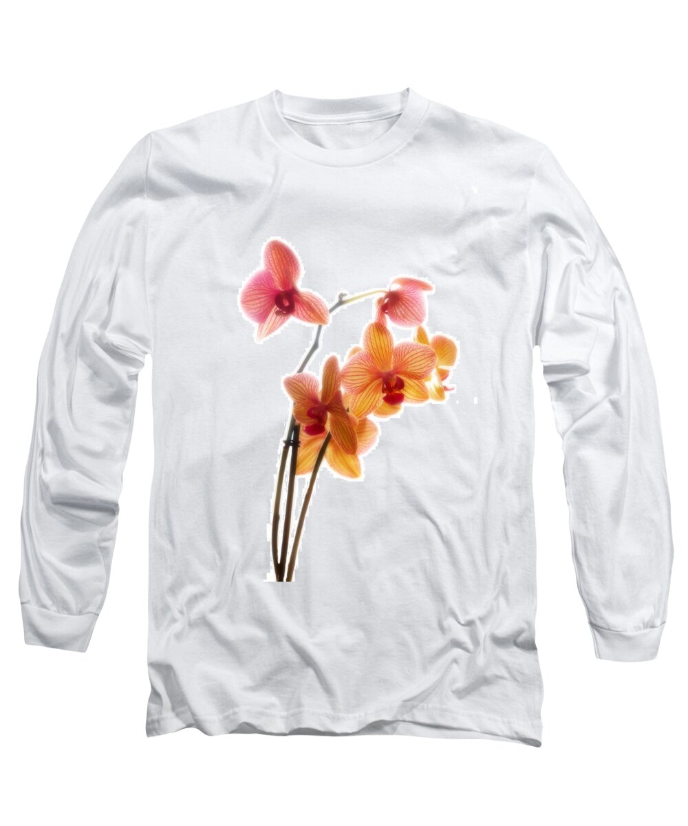 Orchids Long Sleeve T-Shirt featuring the photograph Orchids by Mark Alder