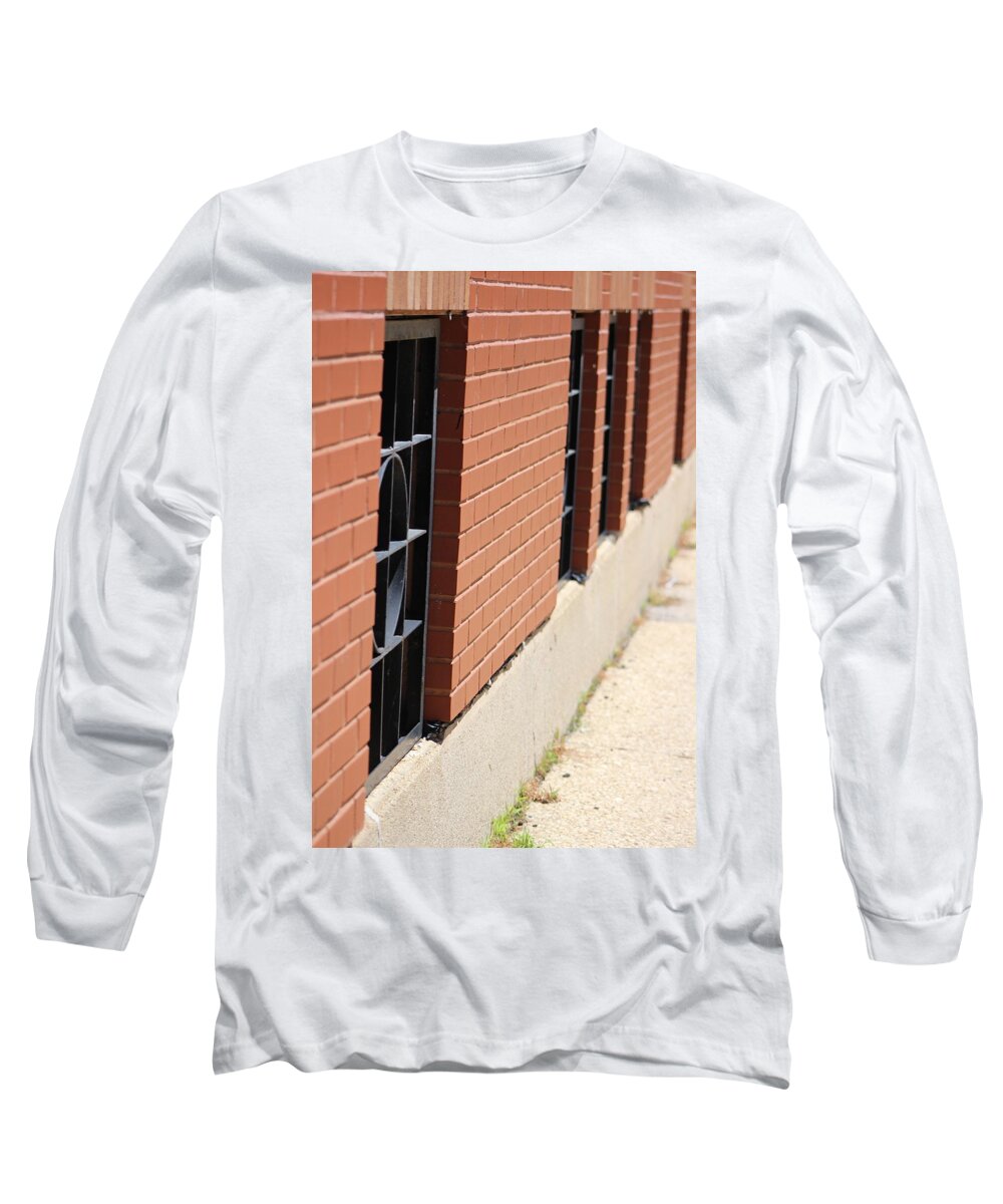 Auburn Long Sleeve T-Shirt featuring the photograph Parking in the Lower Deck by Colleen Cornelius