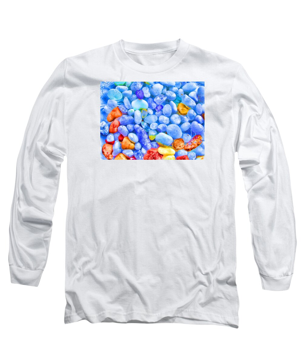 Pebble Long Sleeve T-Shirt featuring the photograph Pebble Delight by Andreas Thust