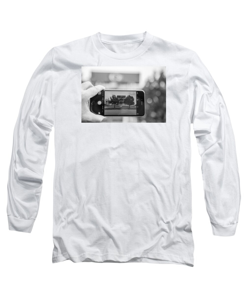Penn State Long Sleeve T-Shirt featuring the photograph Penn State Beaver Stadium by John McGraw
