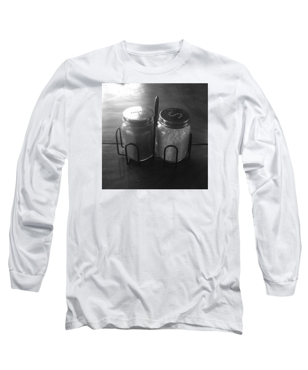 Blackandwhite Long Sleeve T-Shirt featuring the photograph Pepper And Salt by Lee Ji Hyun