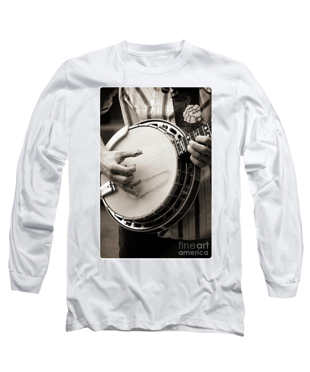Play Long Sleeve T-Shirt featuring the photograph Pickn' and Playn' by Norma Warden