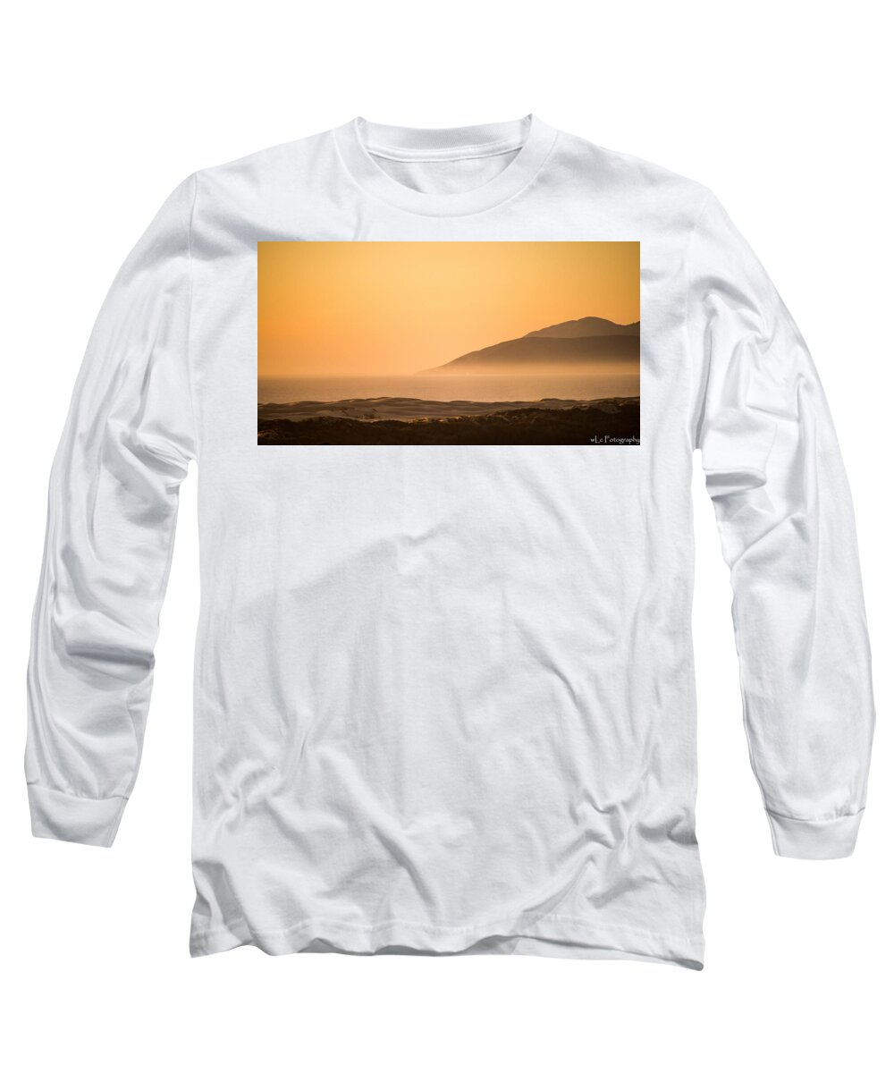 Ocean Long Sleeve T-Shirt featuring the photograph Pismo Sunrise by Wendy Carrington