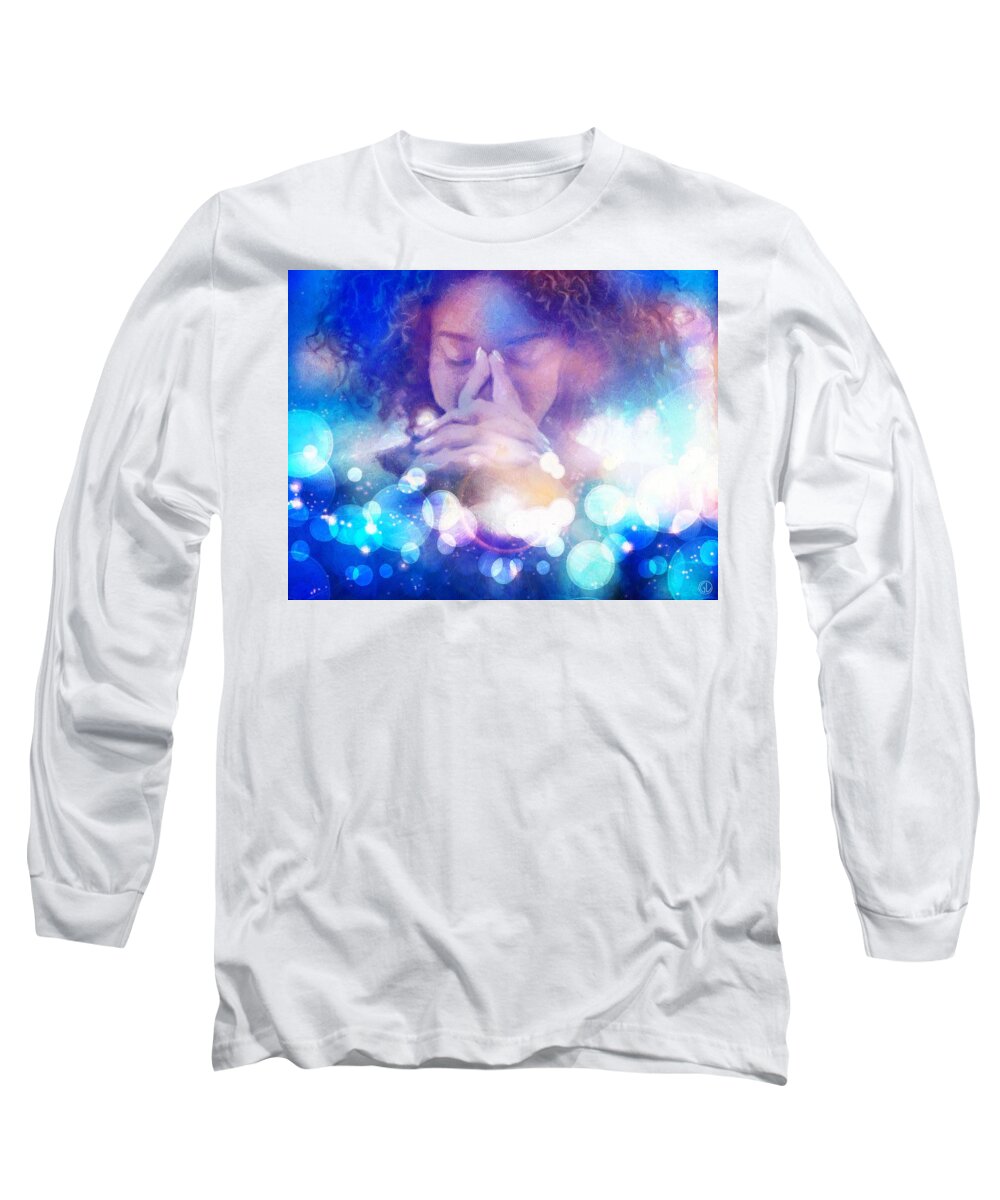 Woman Long Sleeve T-Shirt featuring the digital art Pleasant daydream by Gun Legler