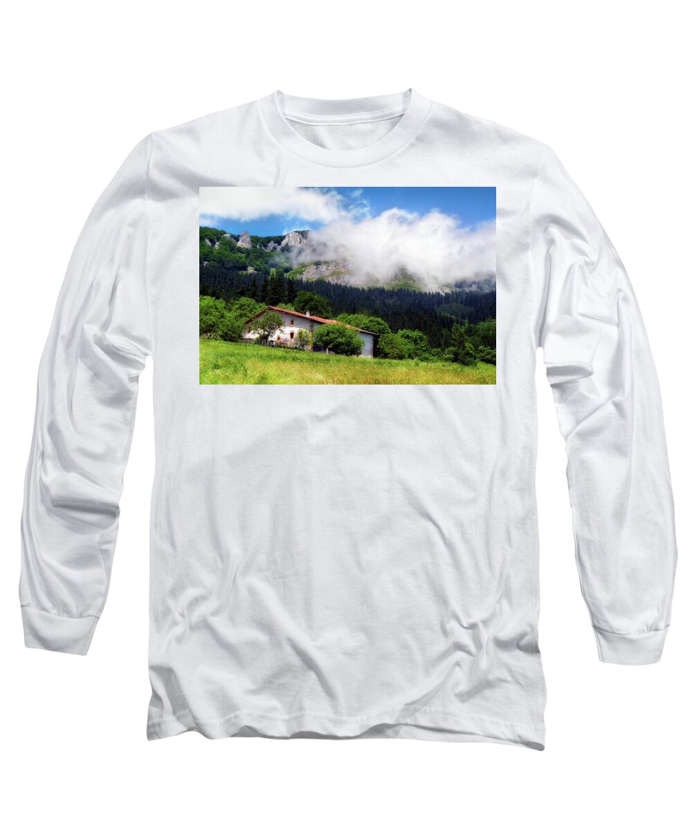 Basque Long Sleeve T-Shirt featuring the photograph Postcard from Basque Country by Mikel Martinez de Osaba