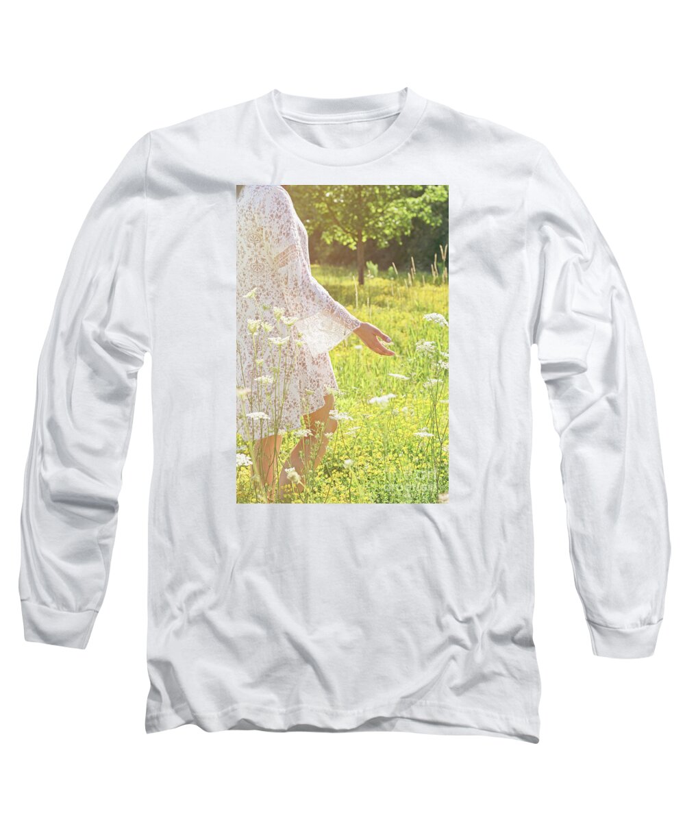 Nina Stavlund Long Sleeve T-Shirt featuring the photograph Present Moment.. by Nina Stavlund