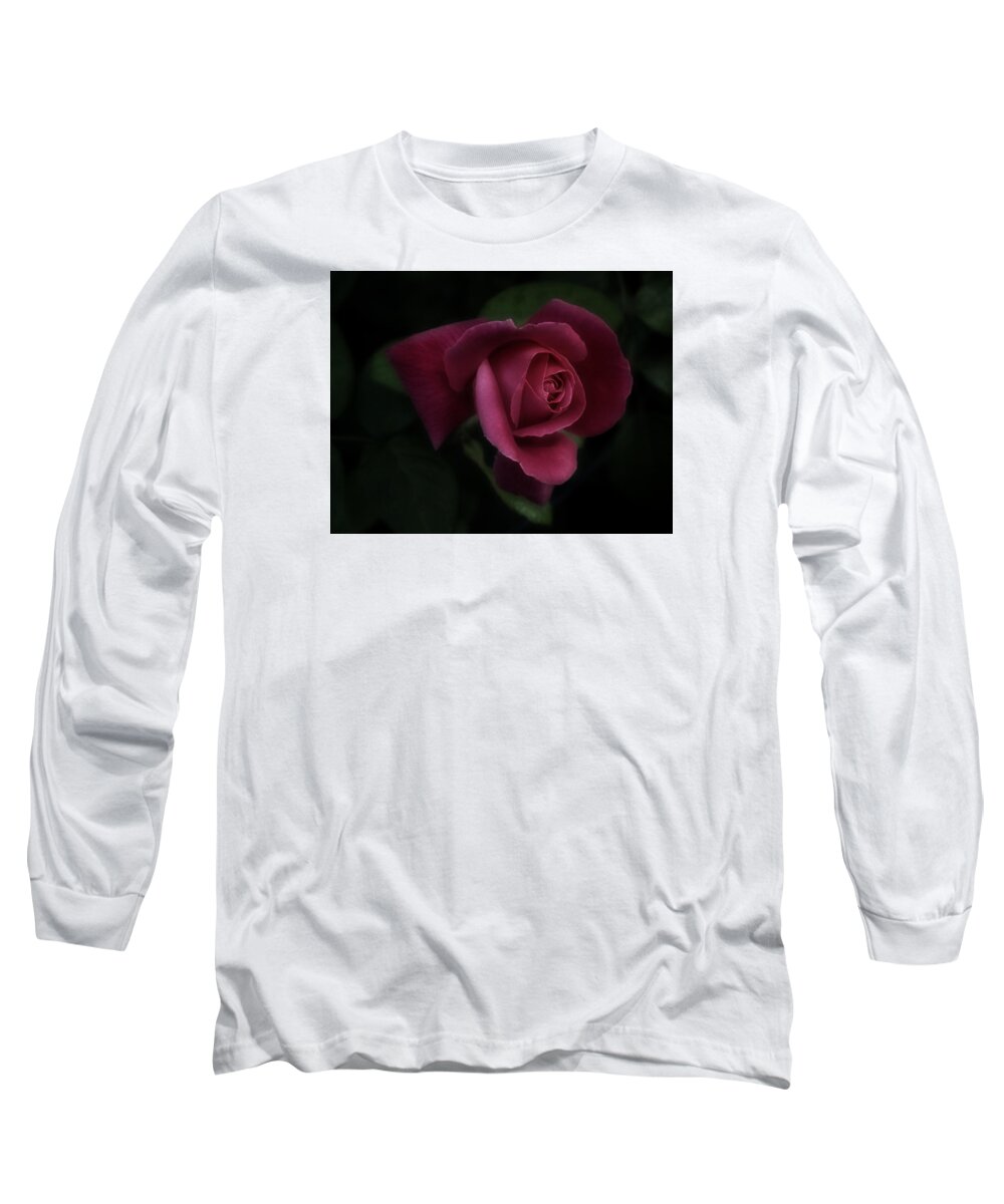 Red Rose Long Sleeve T-Shirt featuring the photograph Rambling Rose by Richard Cummings