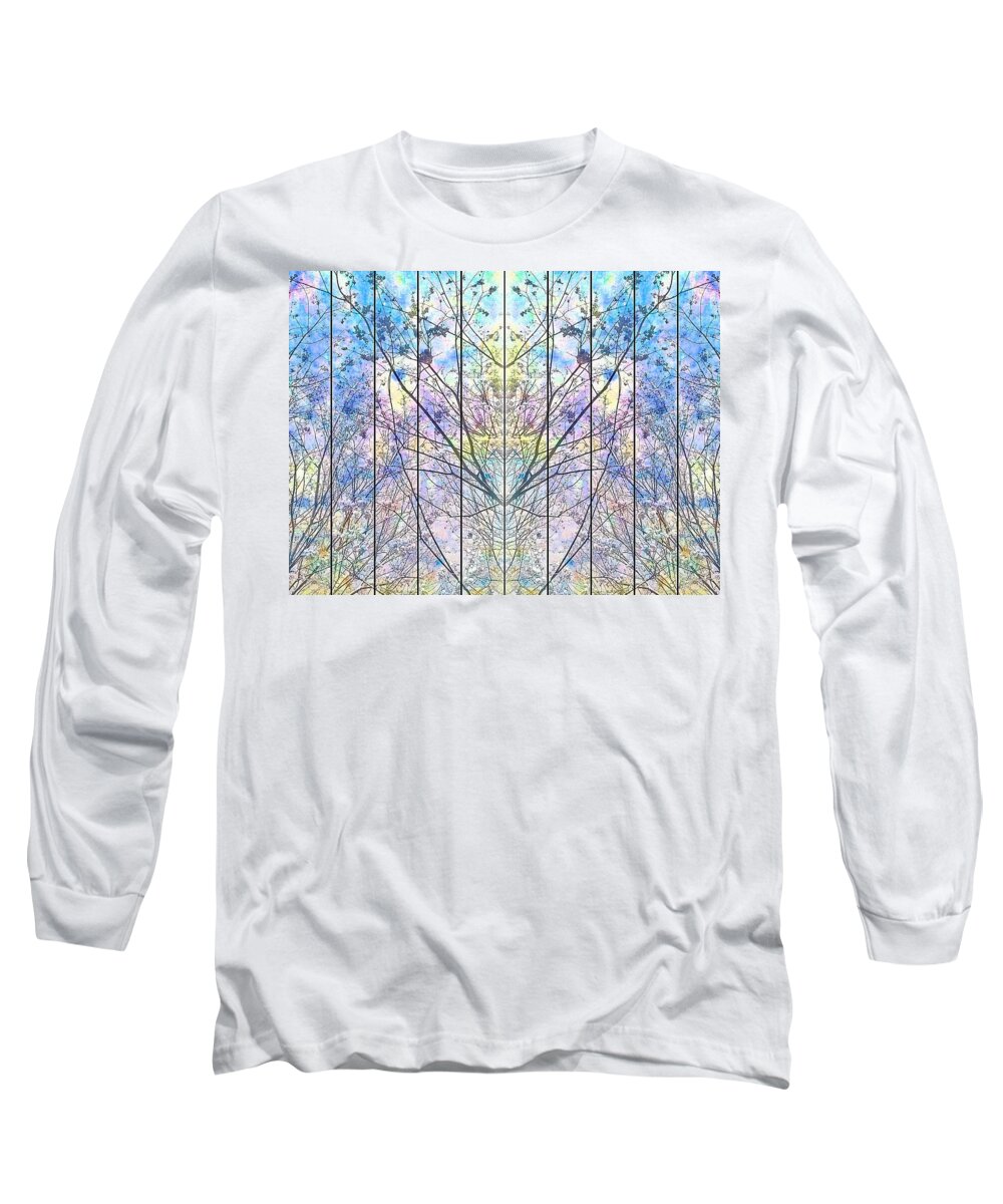 White Long Sleeve T-Shirt featuring the photograph Reaching The Sacred by Andy Rhodes