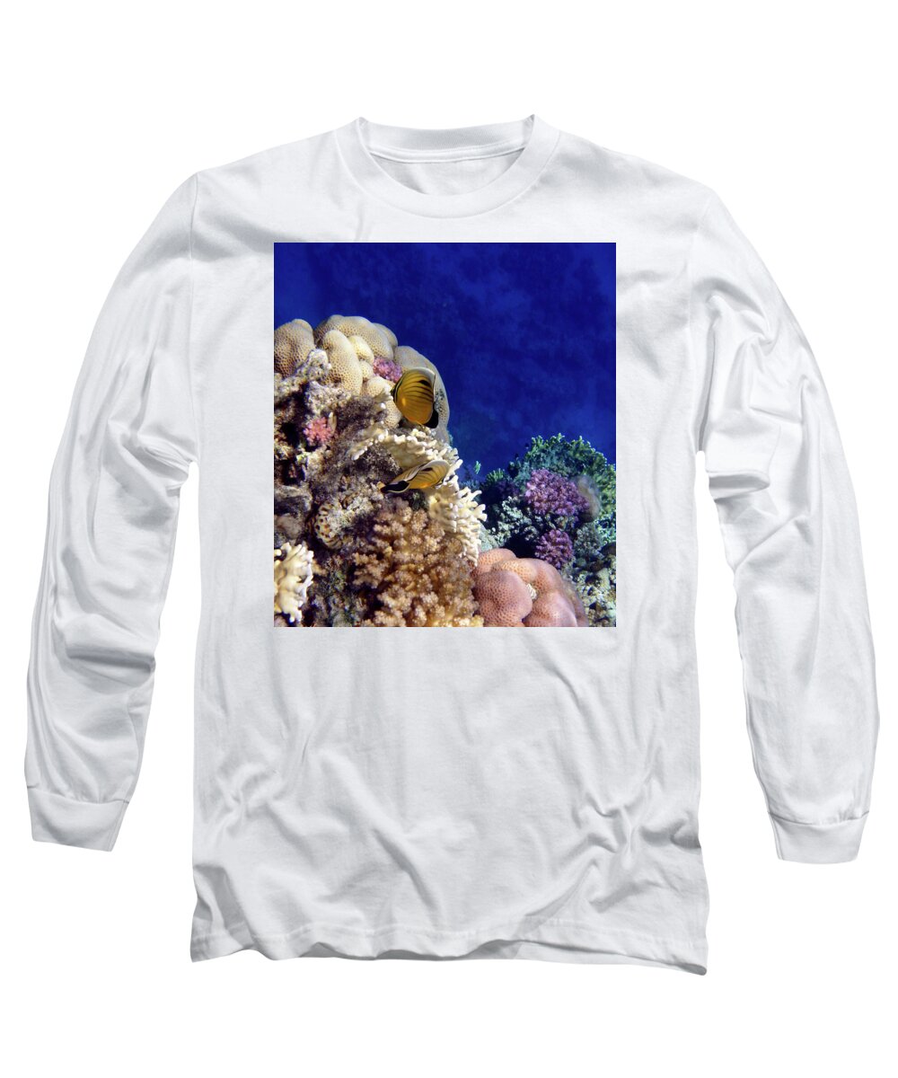 Sea Long Sleeve T-Shirt featuring the photograph Red Sea Exotic World by Johanna Hurmerinta