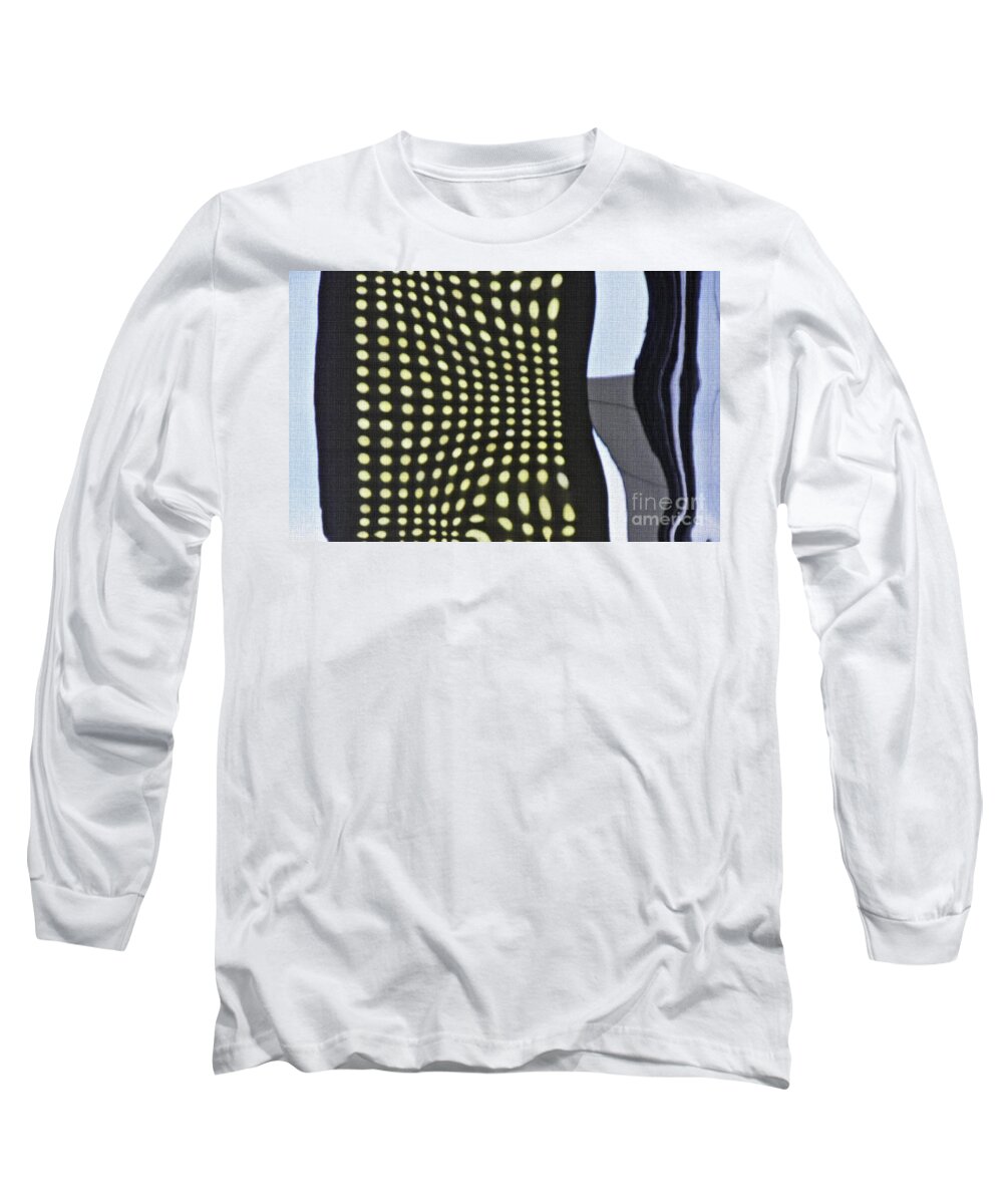 Reflection Long Sleeve T-Shirt featuring the photograph Reflection on 42nd Street 2 by Sarah Loft