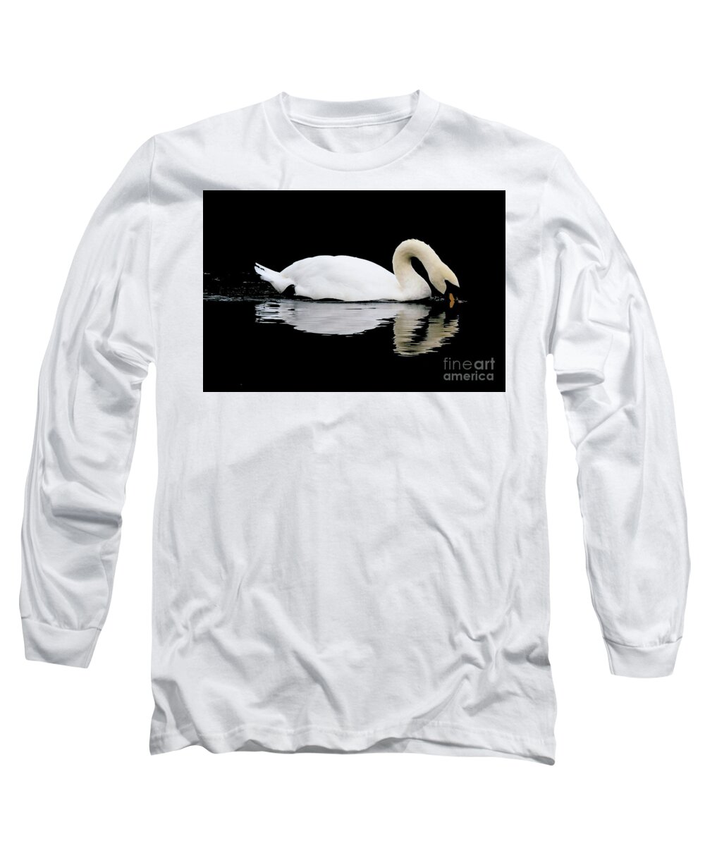 Bird Long Sleeve T-Shirt featuring the photograph Regal Elegance by Baggieoldboy