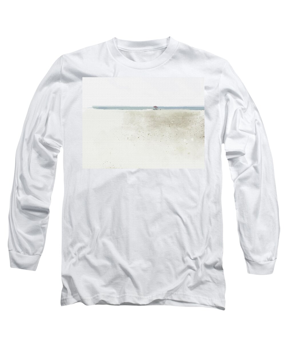 Abstract Long Sleeve T-Shirt featuring the digital art Renourishment by Gina Harrison