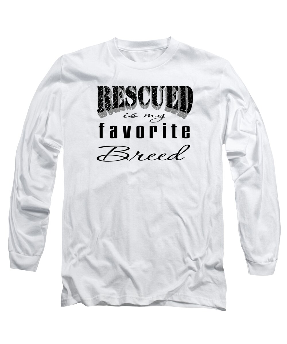 Shelter Long Sleeve T-Shirt featuring the digital art Rescued Pencil dark by Tim Wemple
