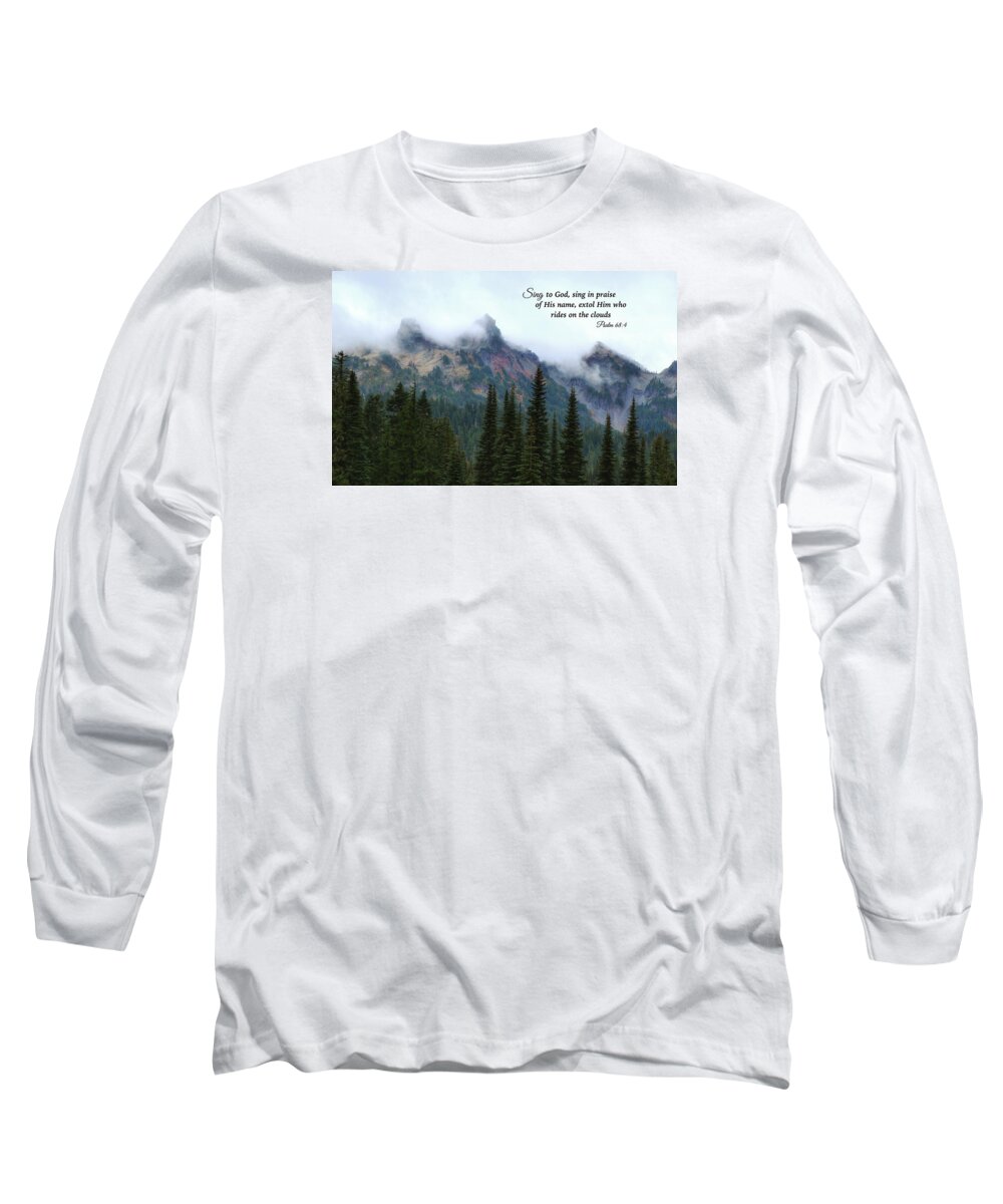 Rides On The Clouds Long Sleeve T-Shirt featuring the photograph Rides on the clouds by Lynn Hopwood