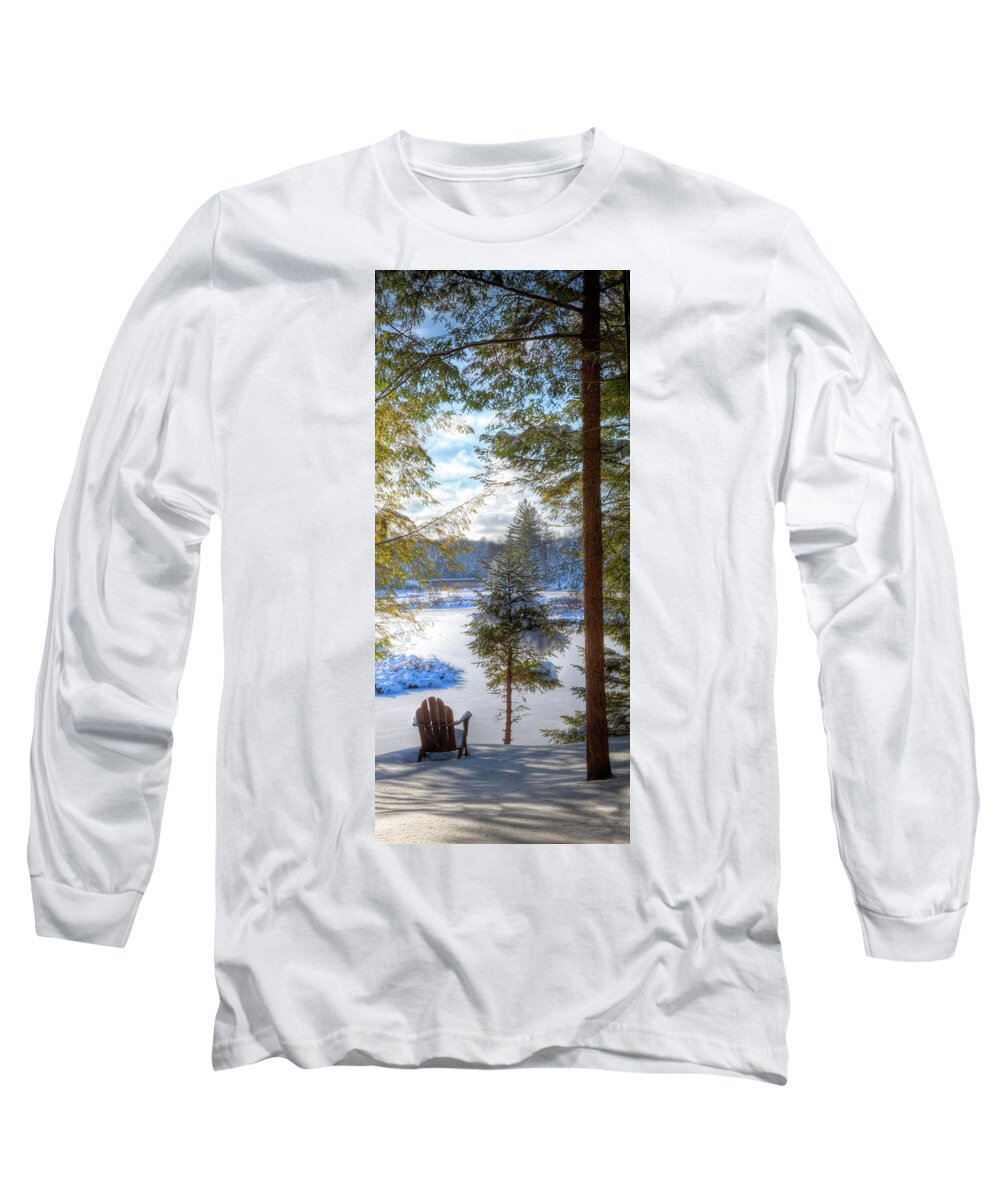 River View Long Sleeve T-Shirt featuring the photograph River View by David Patterson