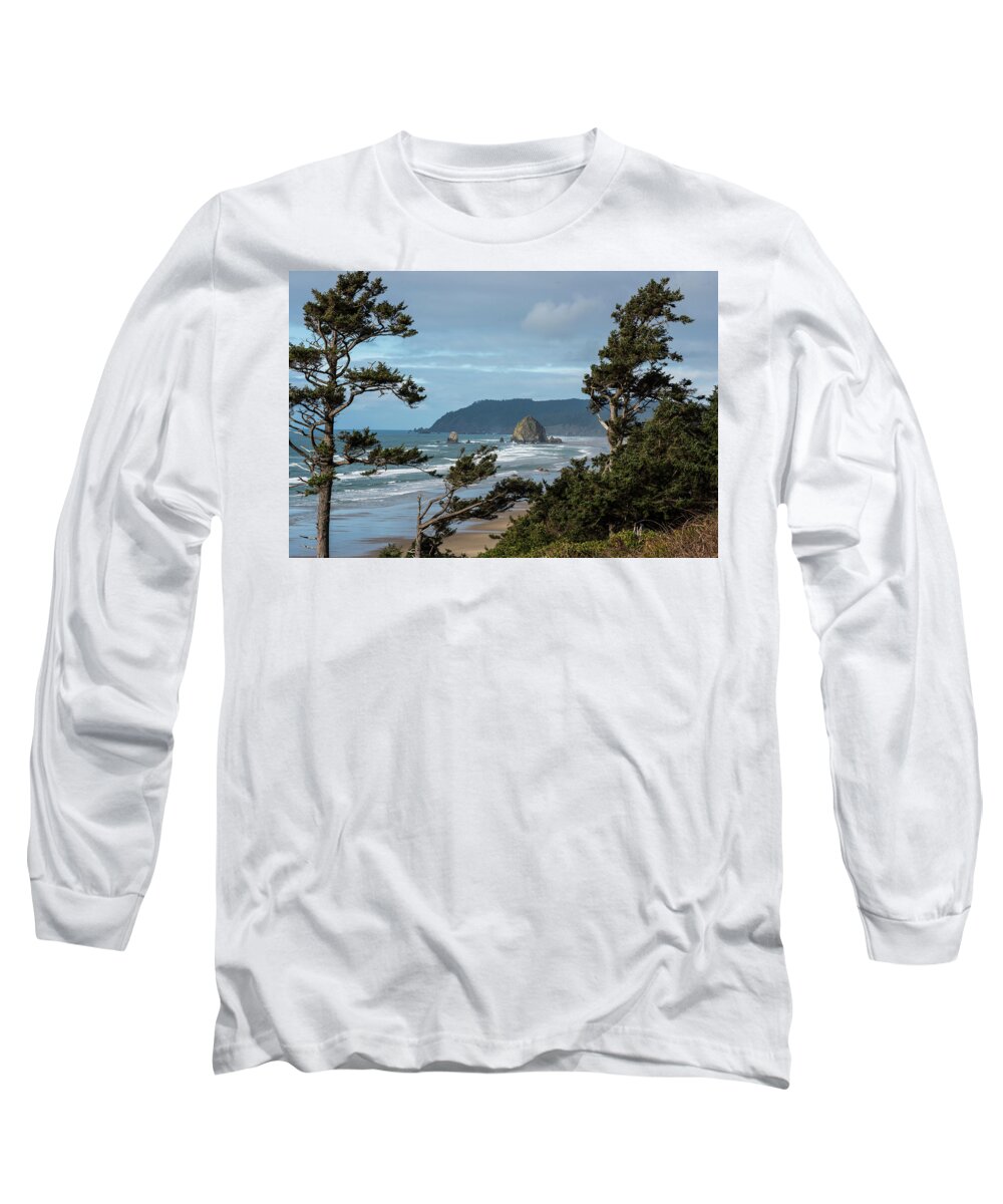 Coast Long Sleeve T-Shirt featuring the photograph Roadside View by Robert Potts