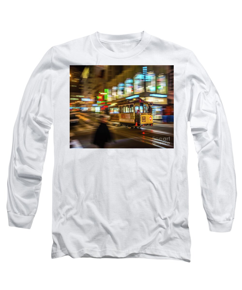San Francisco Cable Car Long Sleeve T-Shirt featuring the photograph San Francisco Cable Car by Michael Tidwell