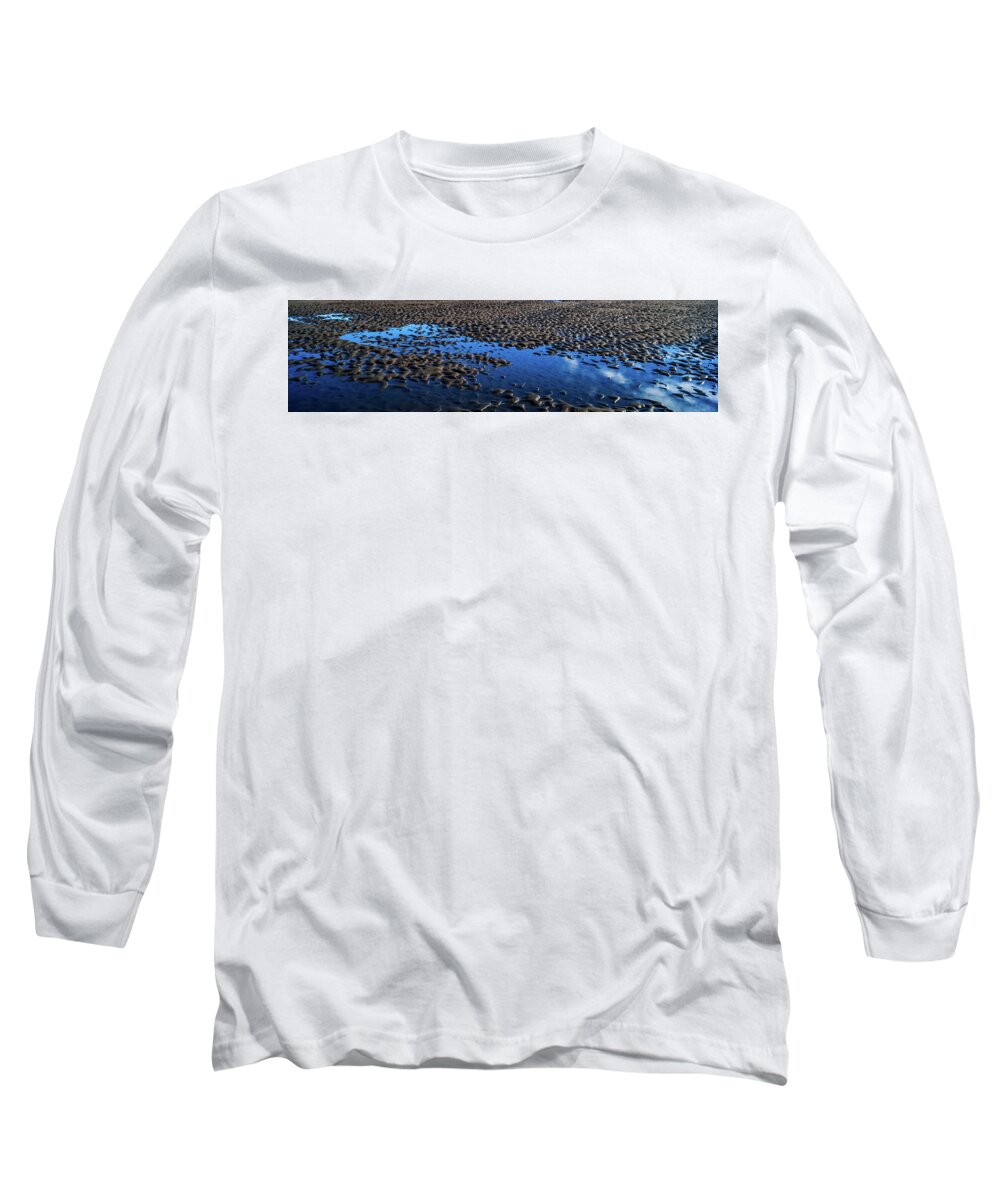 Dussault Long Sleeve T-Shirt featuring the photograph Sand reflection by Tim Dussault