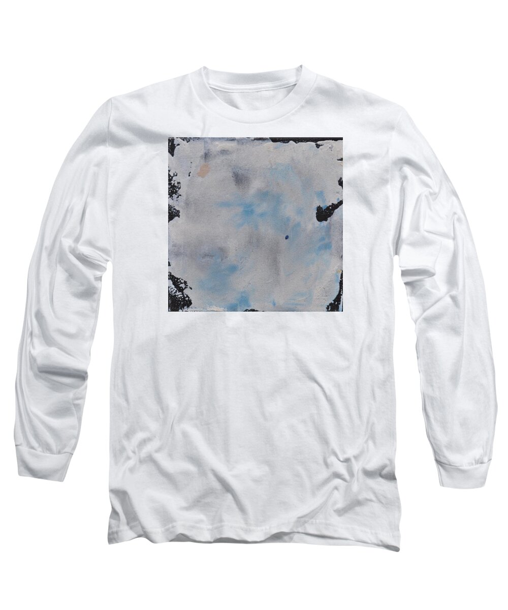 Abstract Long Sleeve T-Shirt featuring the painting Sand Tile AM214142 by Eduard Meinema