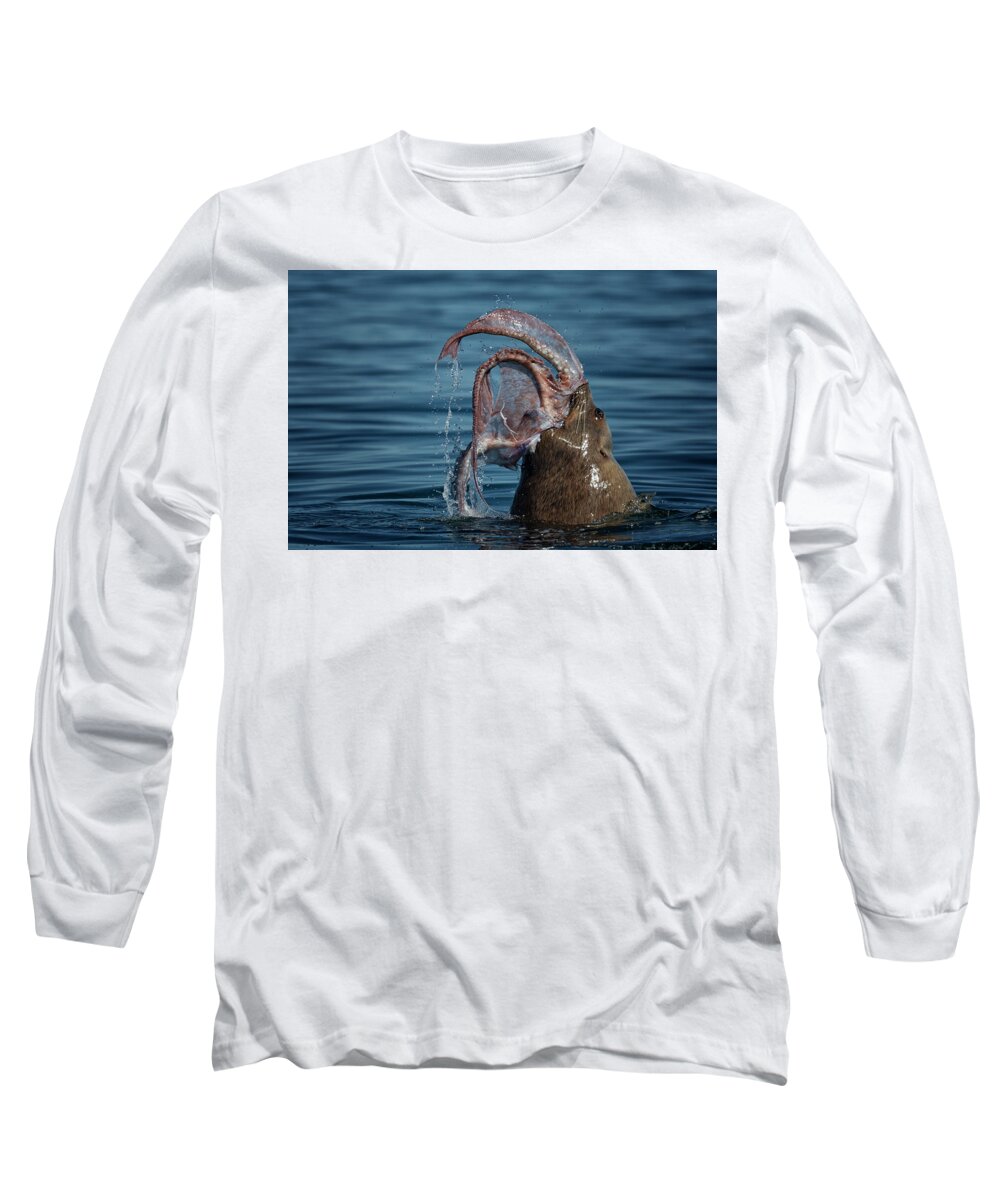 Bc Long Sleeve T-Shirt featuring the photograph Seafood Diet by Randy Hall