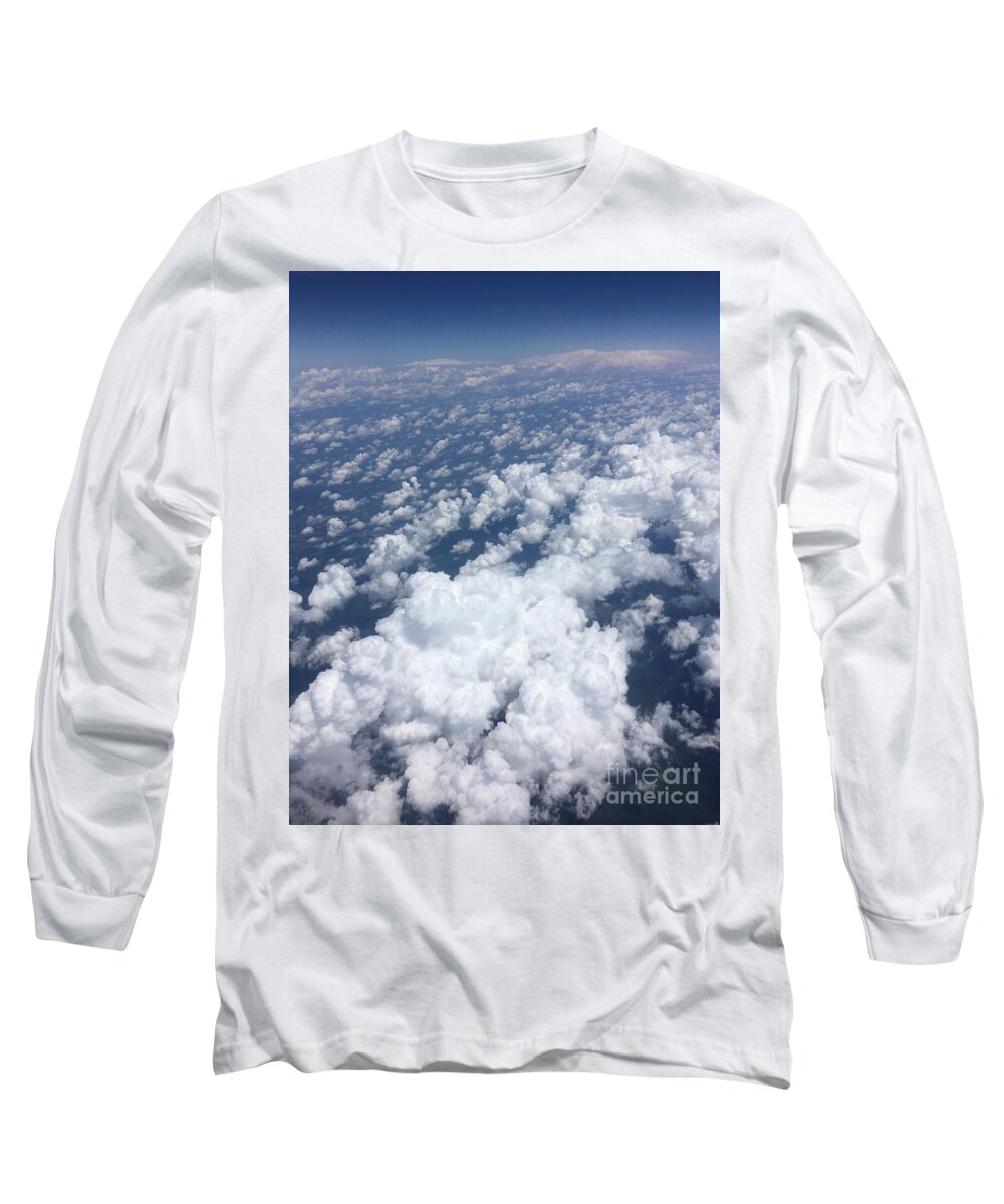 Clouds Long Sleeve T-Shirt featuring the photograph Sky Bird by Pamela Henry