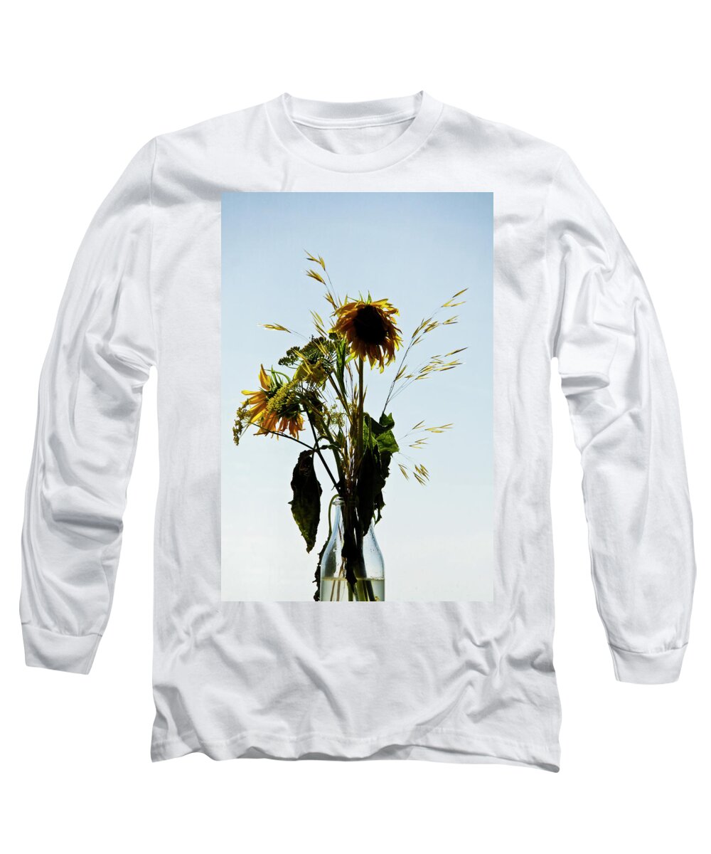 Sky Long Sleeve T-Shirt featuring the photograph Sky Flowers by Gavin Bates