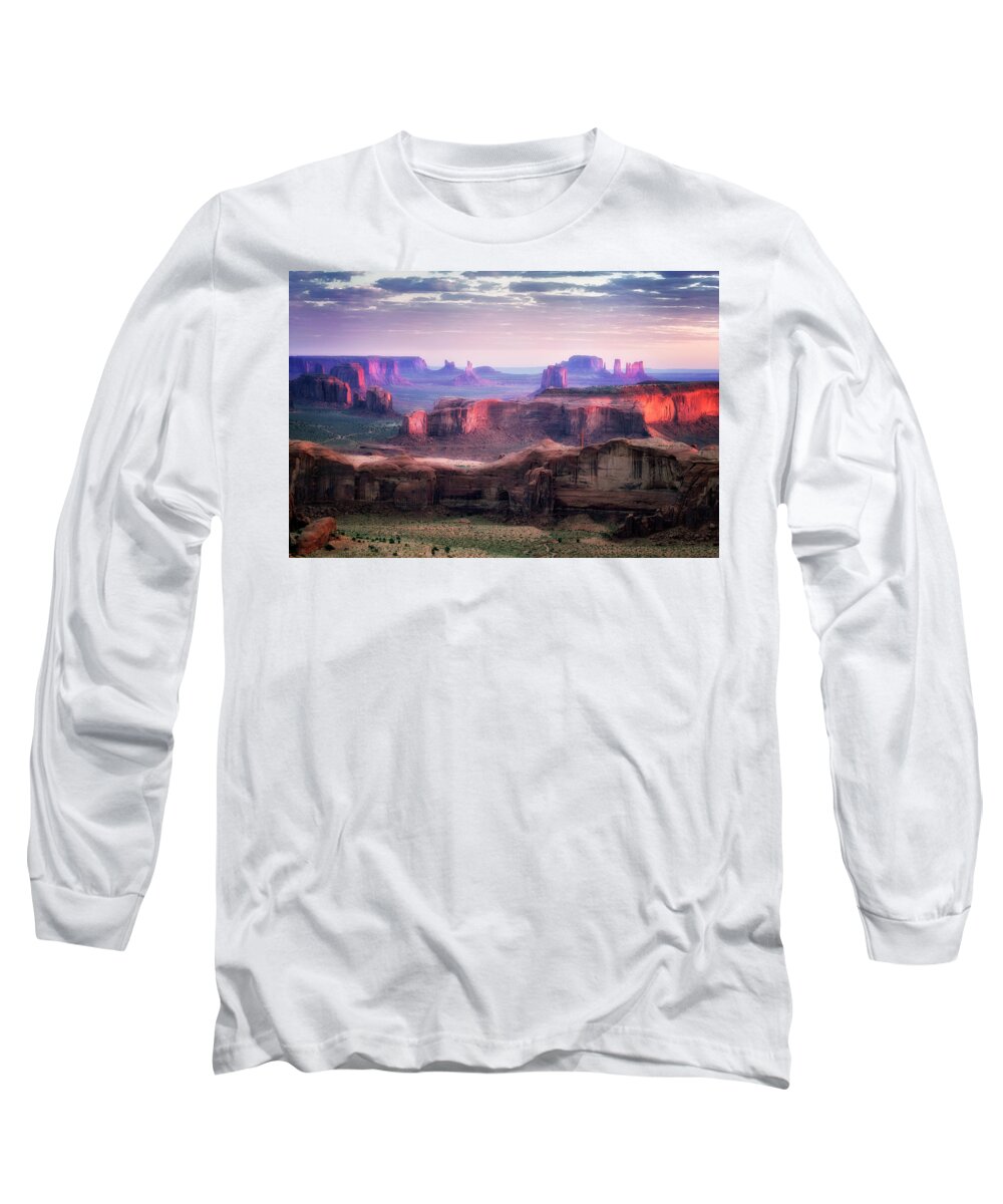 Sunrise Long Sleeve T-Shirt featuring the photograph Smooth Sunset by Nicki Frates
