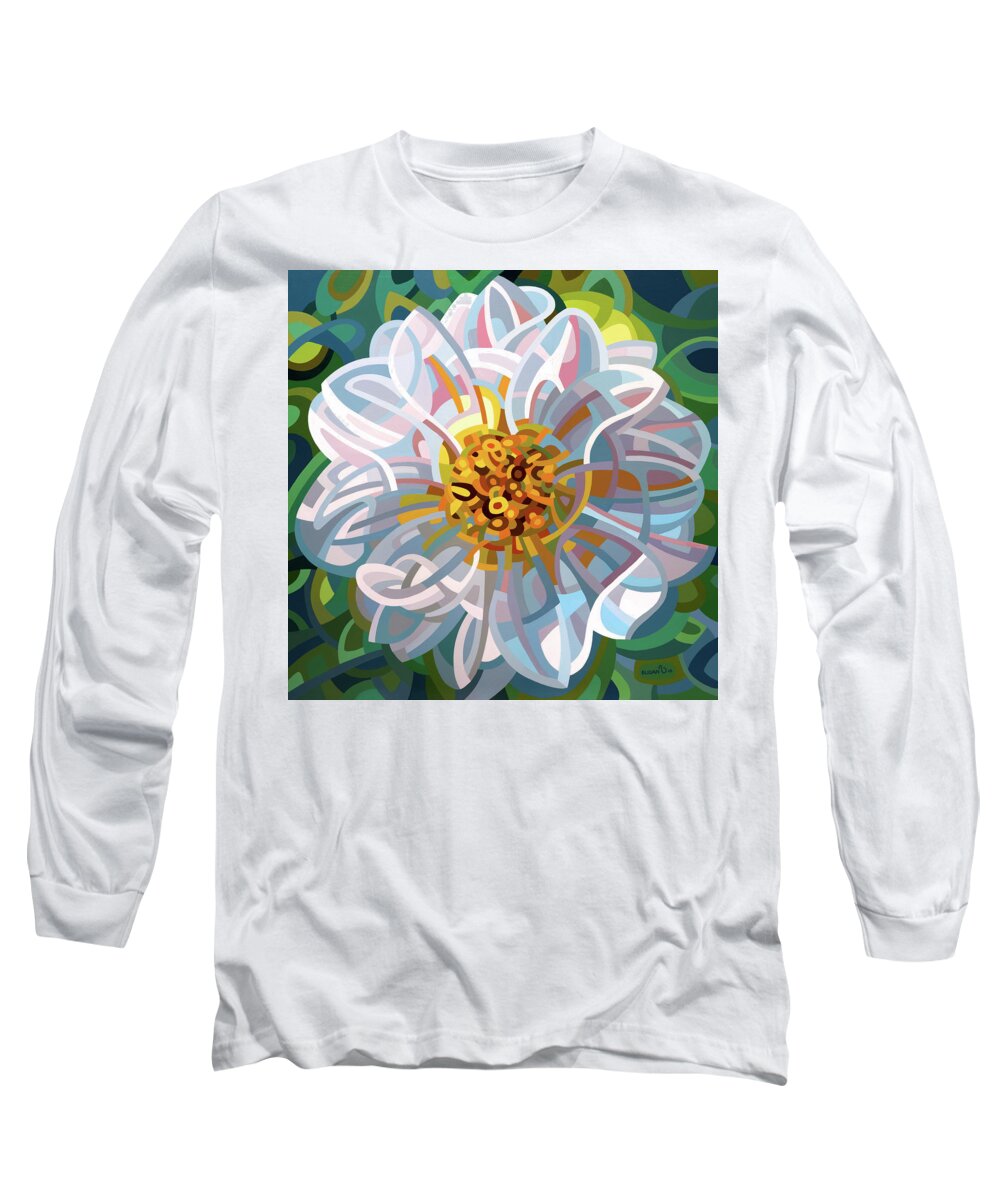 Fine Art Long Sleeve T-Shirt featuring the painting Solitaire by Mandy Budan