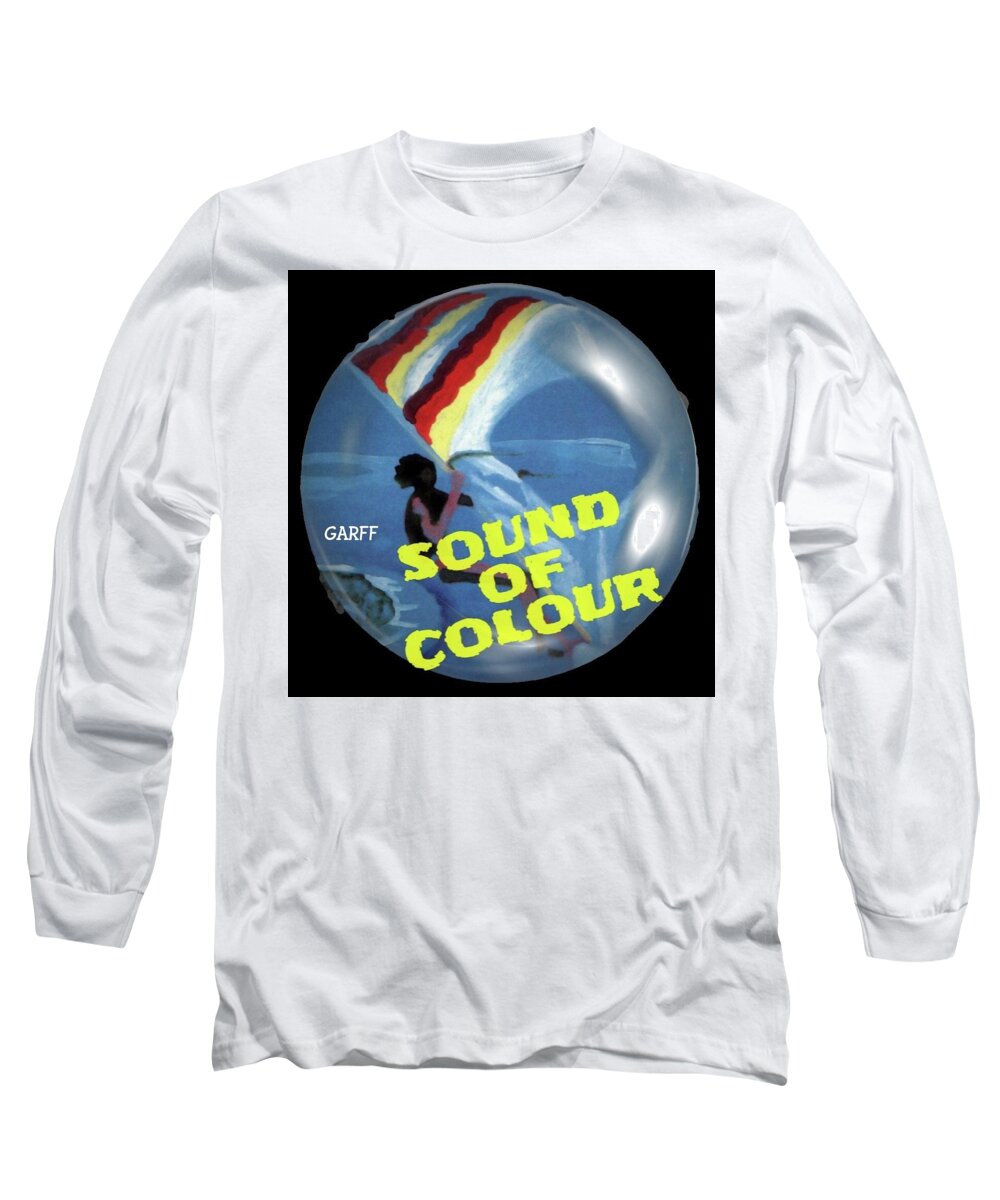 Hawaii Long Sleeve T-Shirt featuring the digital art Sound Of Colour by Enrico Garff