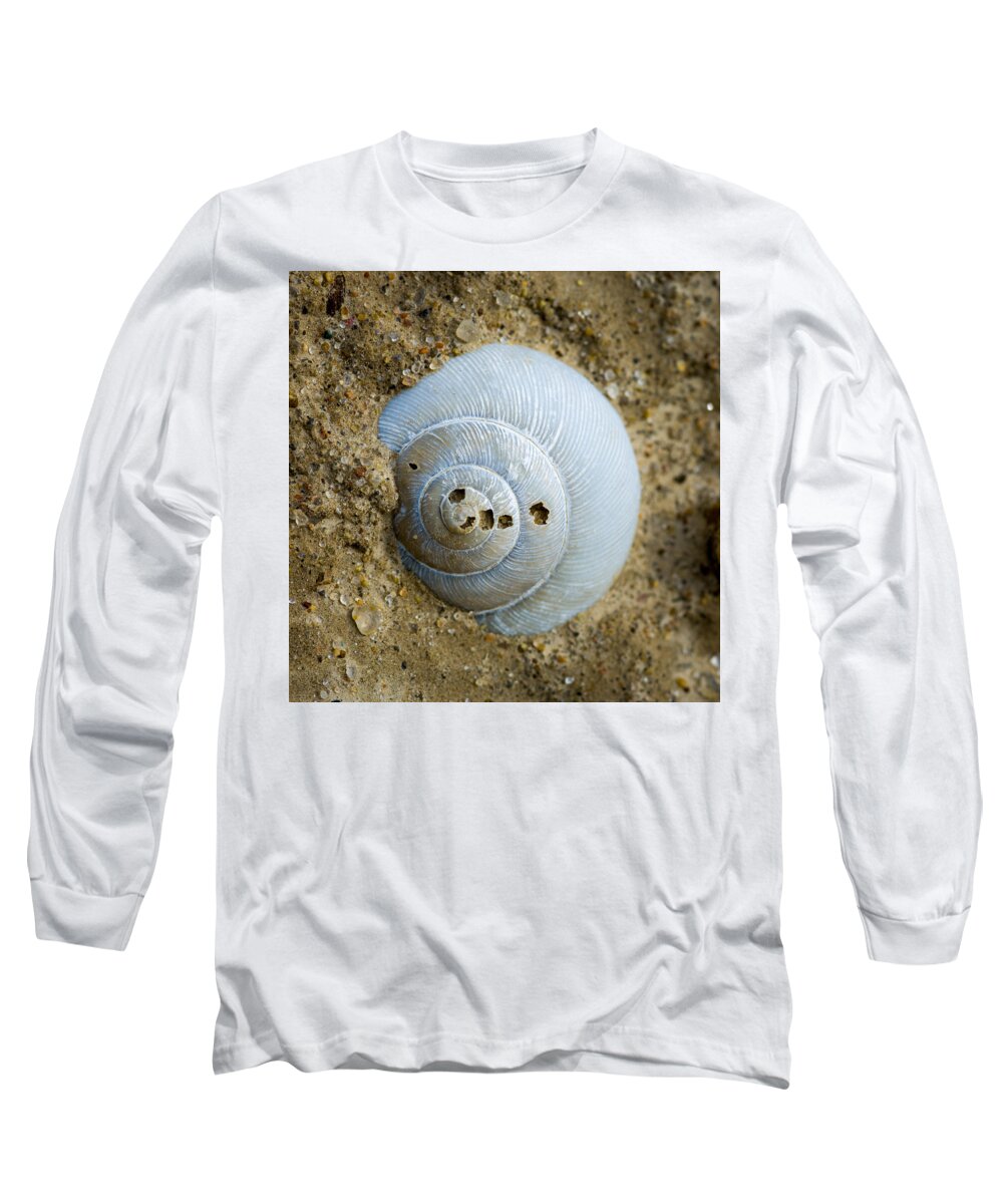 Shell Long Sleeve T-Shirt featuring the photograph Spiral Decay by Jeff Phillippi